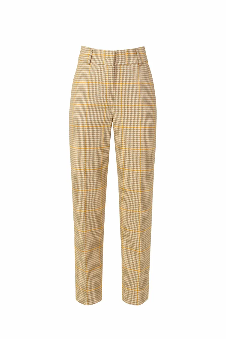 Trousers Elema #3K-12452-1 zhyoltaya kletka 170
