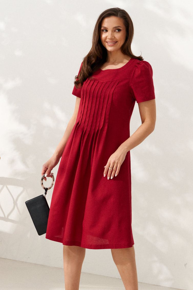 Sukienka Alta Moda #1033-8 krasnyj