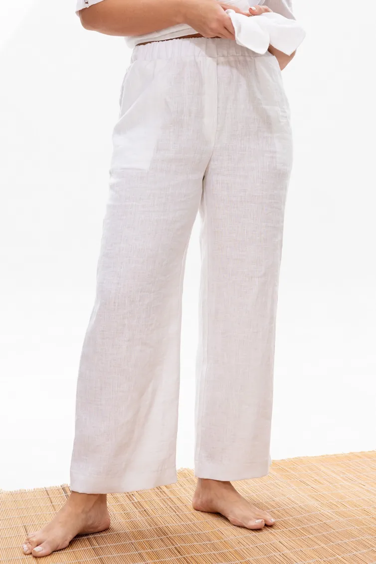 Trousers Ma Cherie #2091 belyj