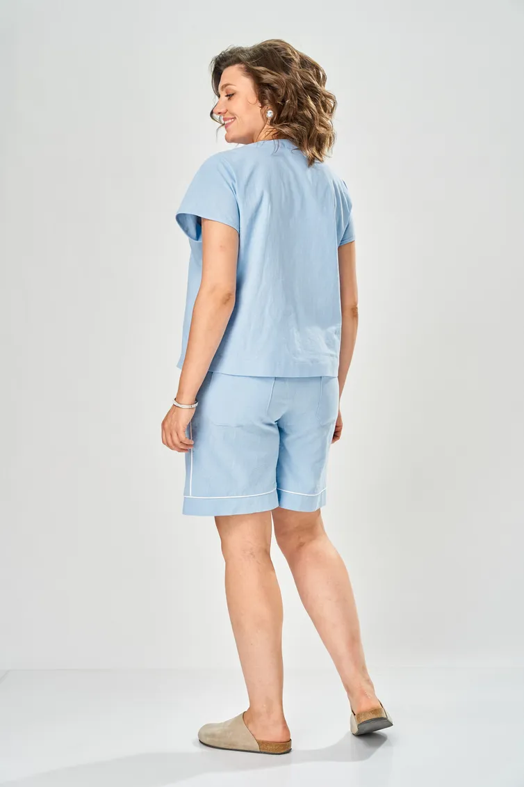 Garnitur Ava fashion #M-216 goluboj