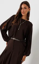 Blouse Люше 4451 shokolad