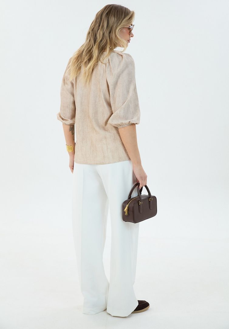 Bluzka LM project #M 0192 bezhevaya