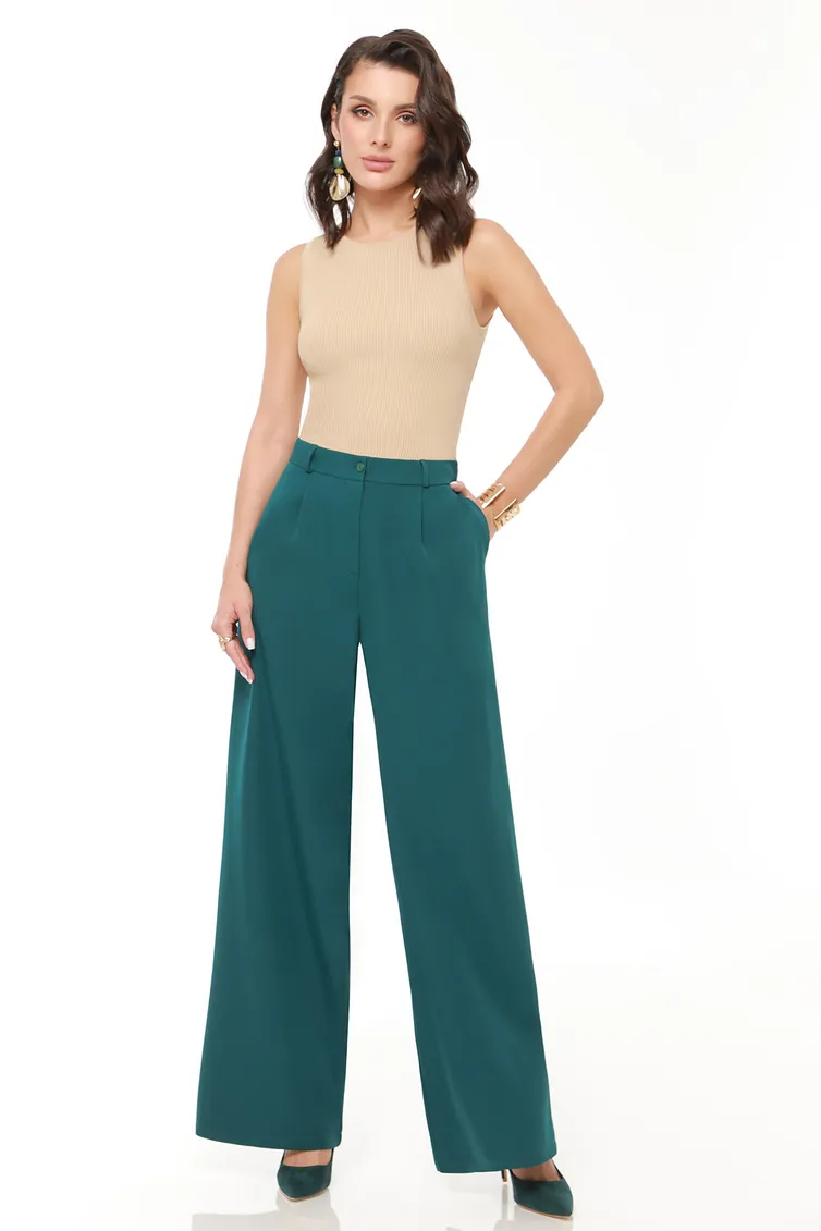 Spodnie DS Trend #Br-0185-0324 (zelenye s zashhipami)