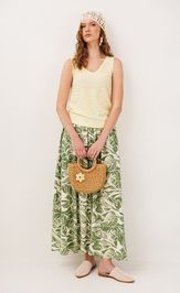 Юбка Buter New 3342 принт листья