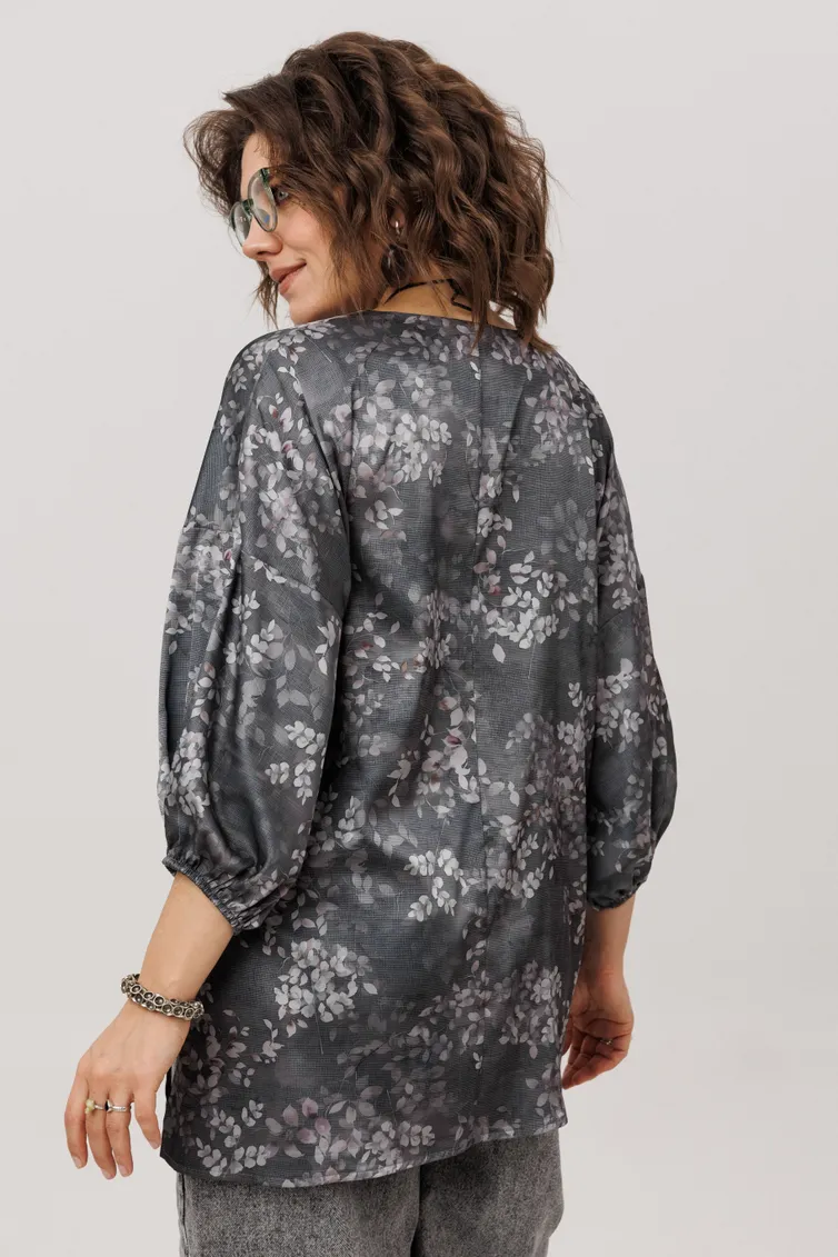 Blouson Anelli Laurel #1665.1 grafitovyj gerbarij