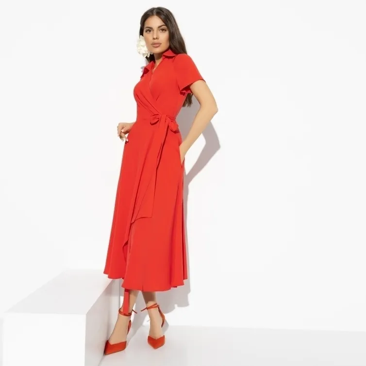 Sukienki CHARUTTI #Charuyu so vkusom (fiery red)