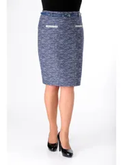 Spódnica Elite Moda #3086 sinij
