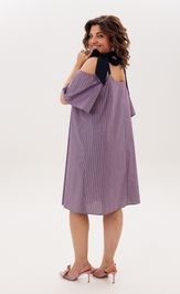 Платье Anelli Laurel 1820 синий бант