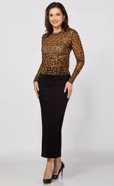 Jumper LadyThreeStars 2419 leopardovyj