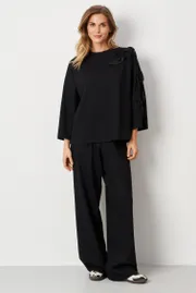Trousers Panda #123360 chernyj