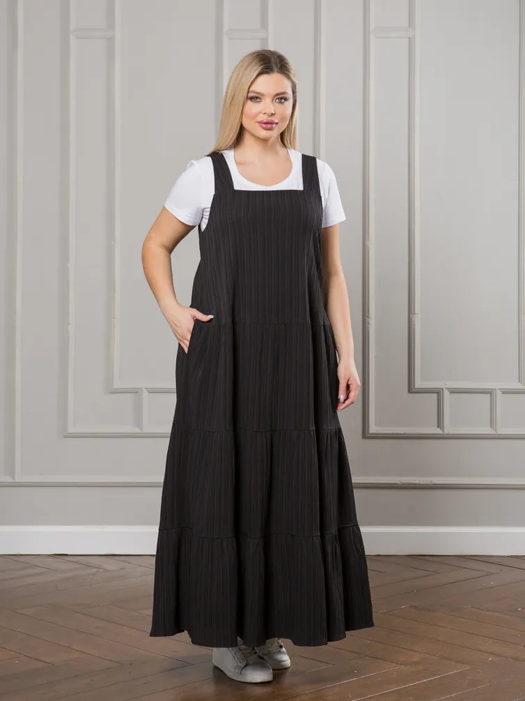 Sukienki NOVITA #1251 chernyj