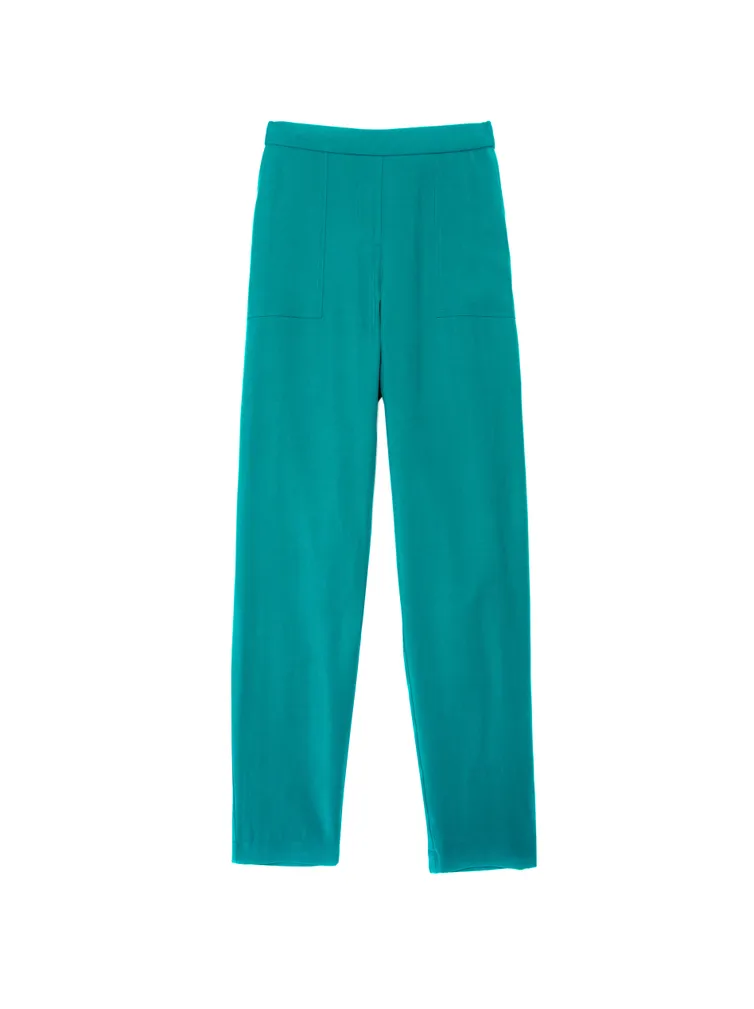 Trousers Conte Elegant #19S-993TSP emerald lush 164