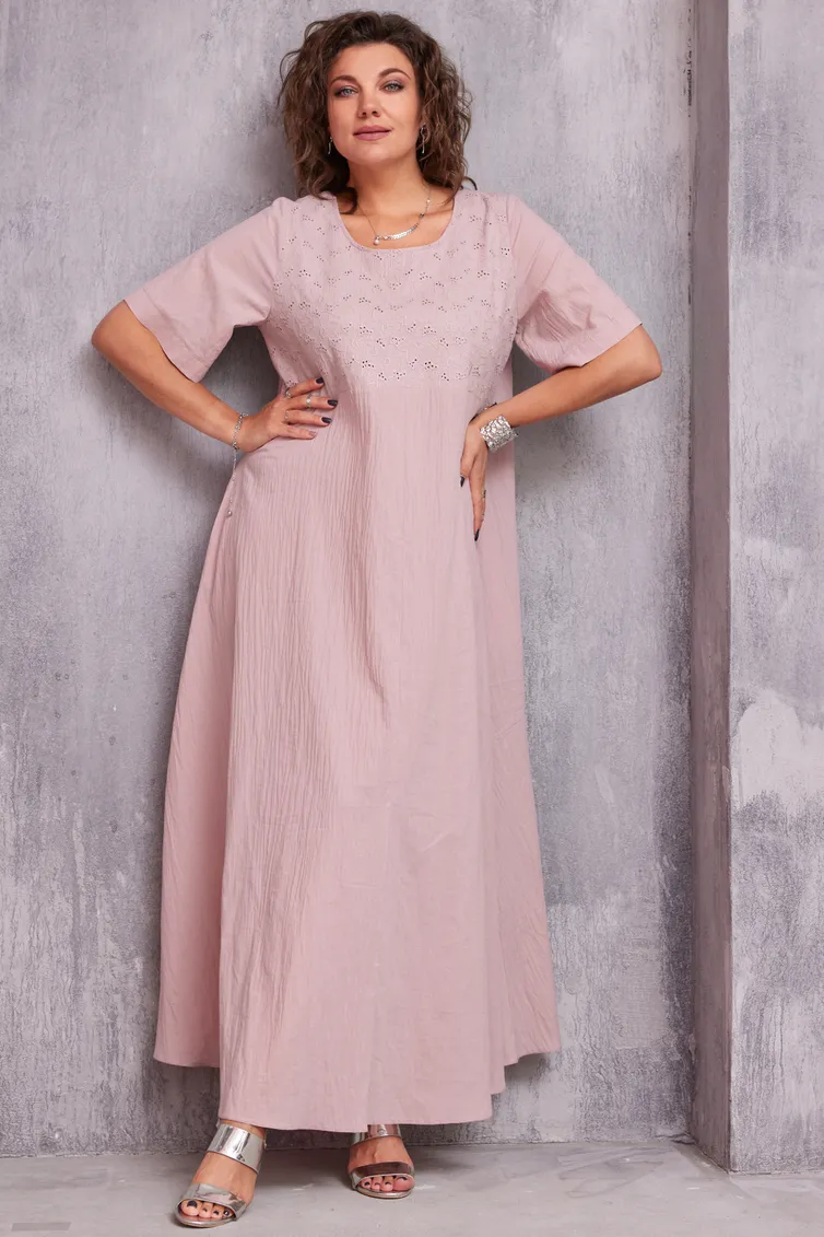 Sukienka BegiModa #1049 pylnaya roza