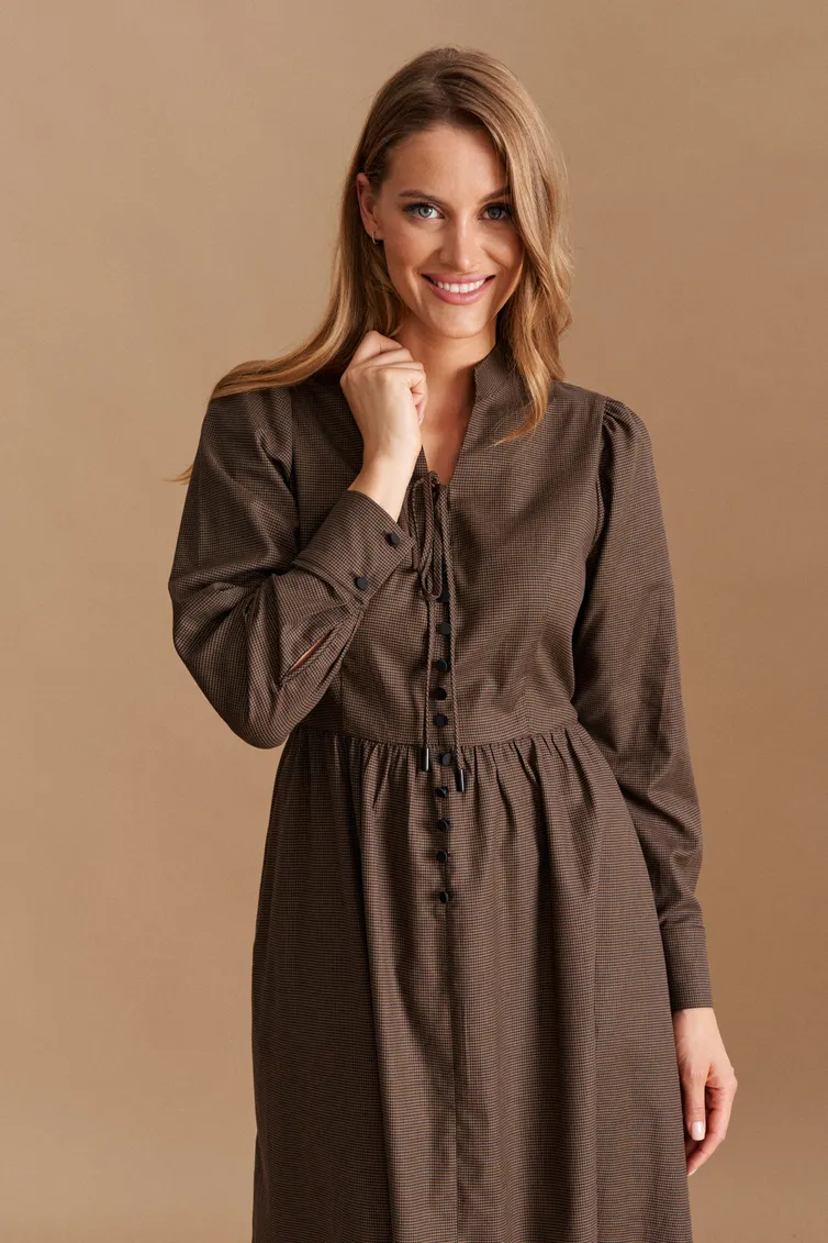 Dress Elletto Life #1043 korich-chern