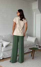 Костюм Dilana Vip 2139 бежевый/зеленый