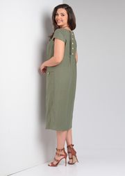 Dress Rishelie #0703 xaki