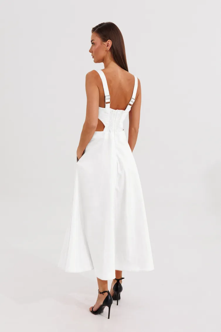Sukienka V&N fashion #1167 belyj