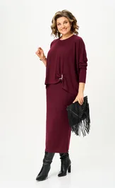 Suit Bagira Anta 1150 burgundi