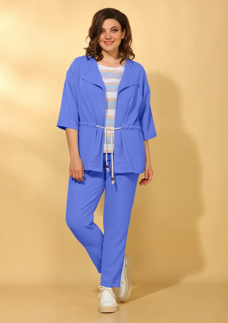 Zestaw Vilena-fashion #584 vasilek+poloska