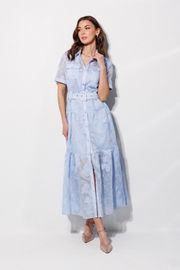 Платье Люше арт. 4364 голубой