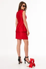 Kamizelka SILVERSPICE #S-2638 krasnyj