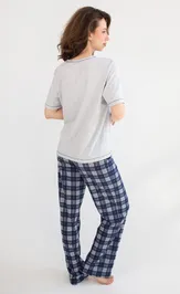 Пижама Купалинка 39903G 158,164 К.меланж,клетка