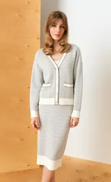 Spódnica Barbara Geratti S8329BG molochnyj/seryj