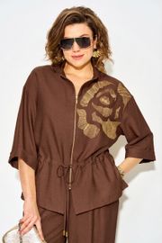 Suit Liliana #1527 kofejnyj