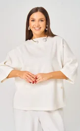 Костюм V&N fashion 1054_молочный