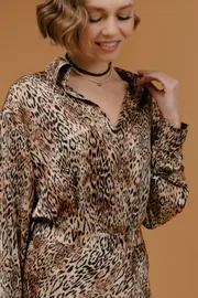 Koszula JRSy #2389 leopard