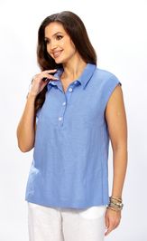 Blouse MALI 624-018 goluboj