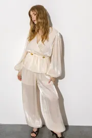 Trousers Pirs #6737kremovyj