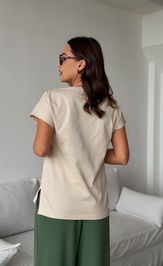 Костюм Dilana Vip 2139 бежевый/зеленый