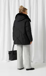 Coat Beautiful & Free 1018 chernyj