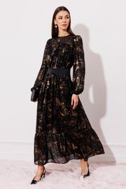 Платье Buter New арт. 2756 черный/золото