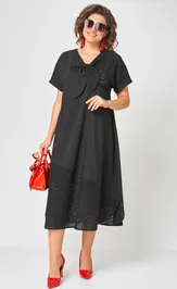 Dress EVA GRANT 7293chernyj
