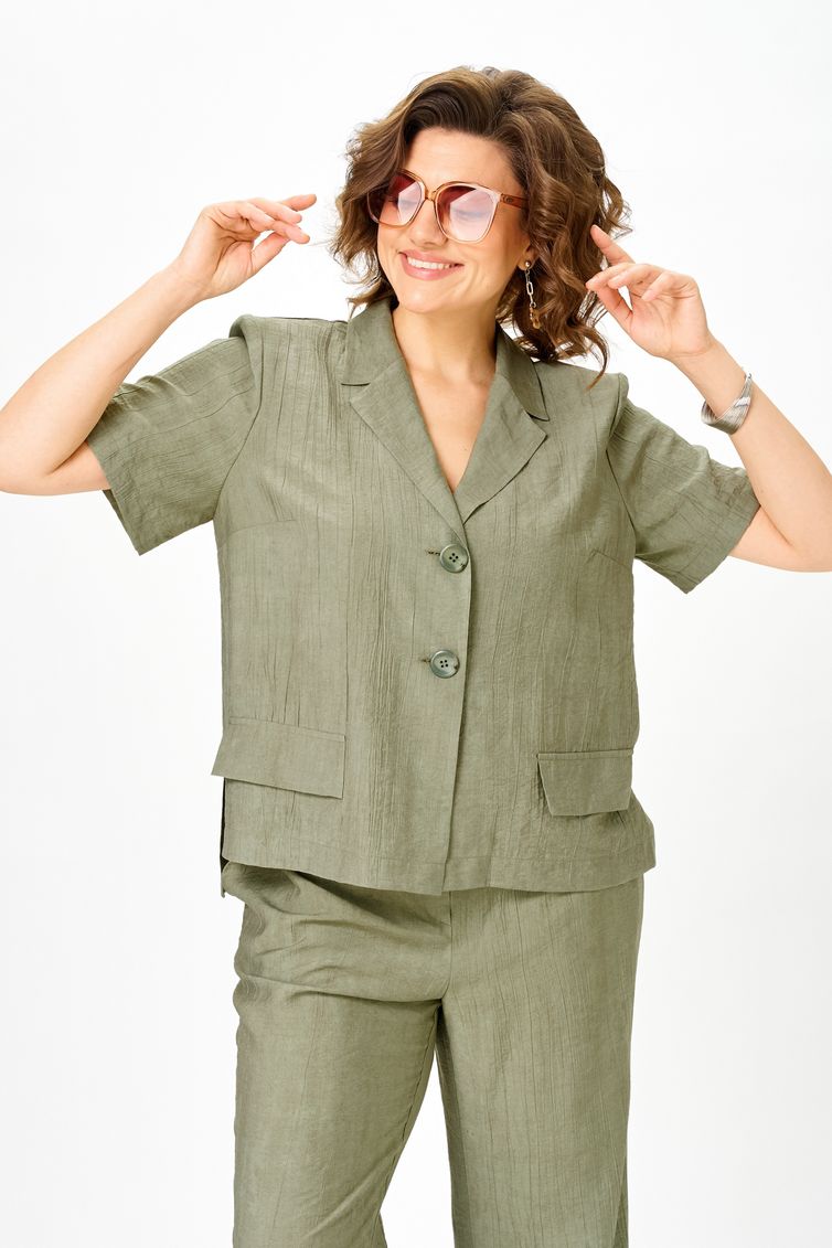 Suit Vilena-fashion #1170 xaki