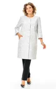 Żakiet BelElStyle #727-291 serebro