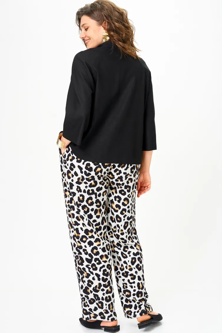 Garnitur SOVA #11332 chernyj- leopard