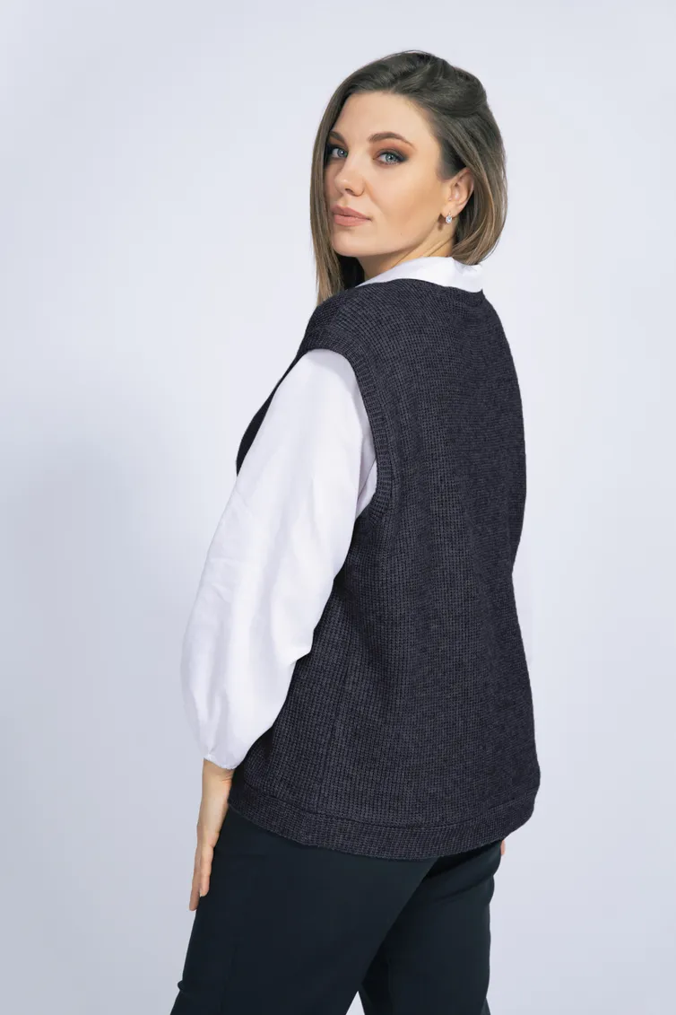 Жилет BegiModa арт. 4017 т.син
