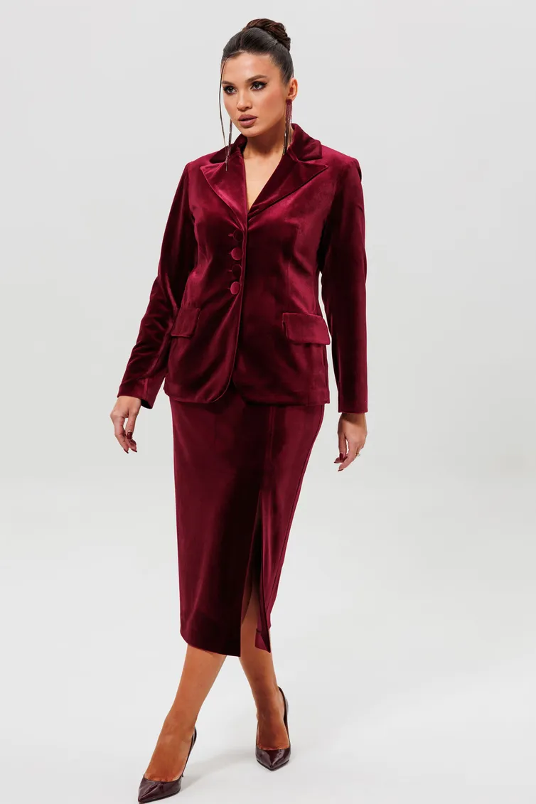 Suit MiSlana #1165/1 bordo