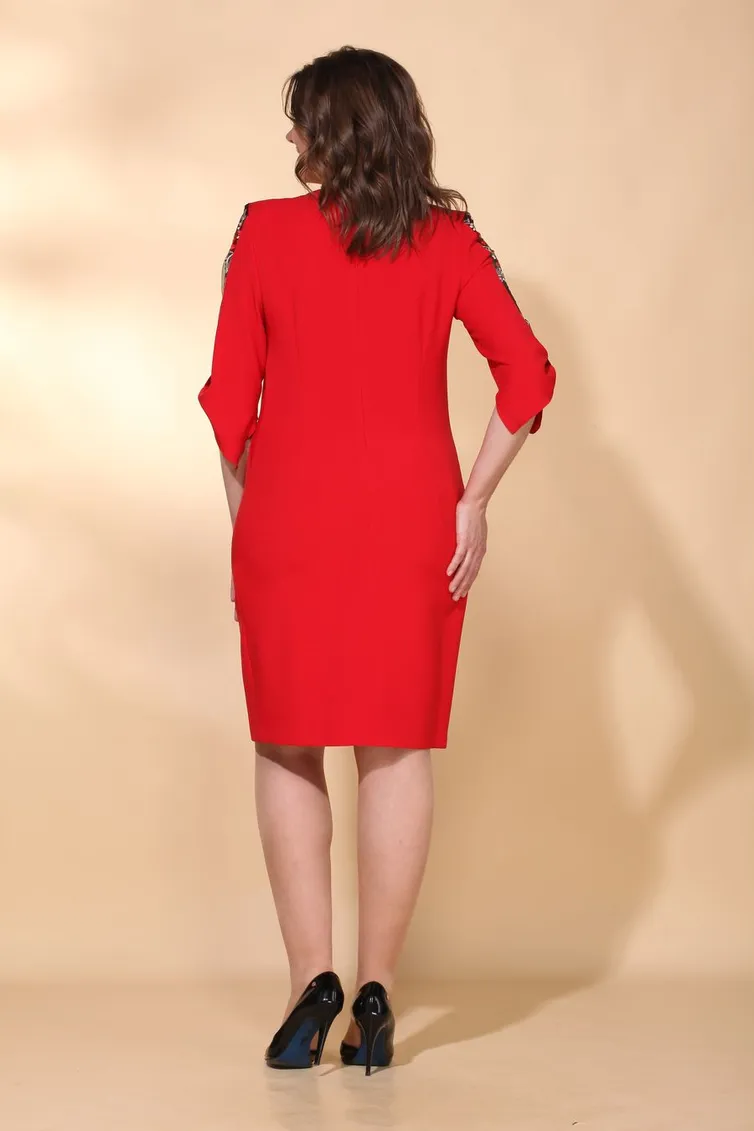 Sukienka Vilena-fashion #616 krasnyj