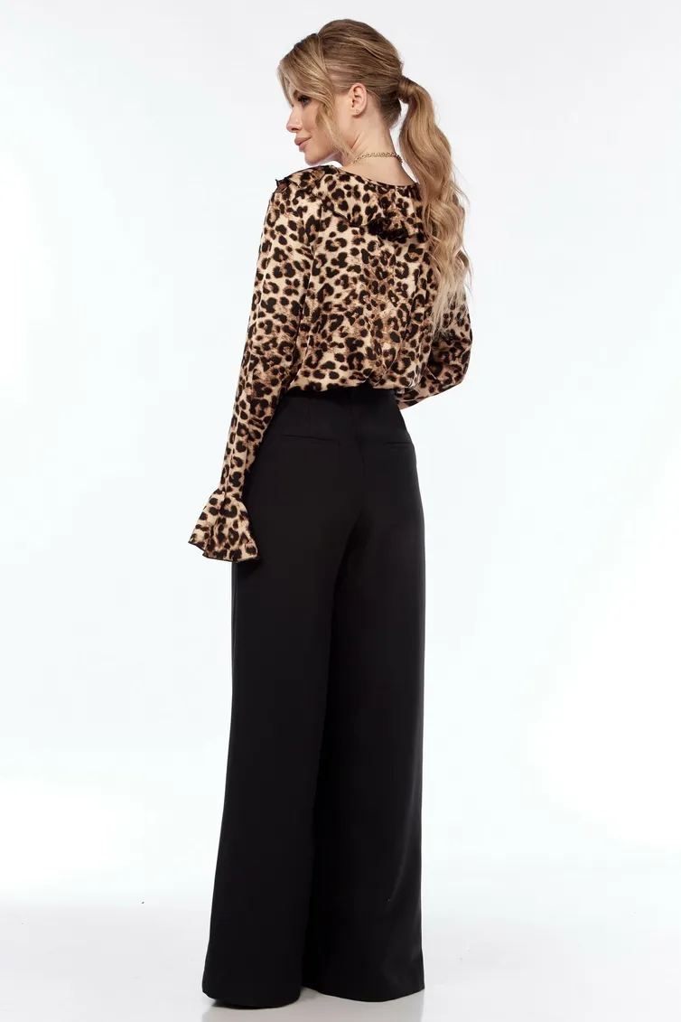 Zestaw Ladis Line #1537 leopard+chernyj