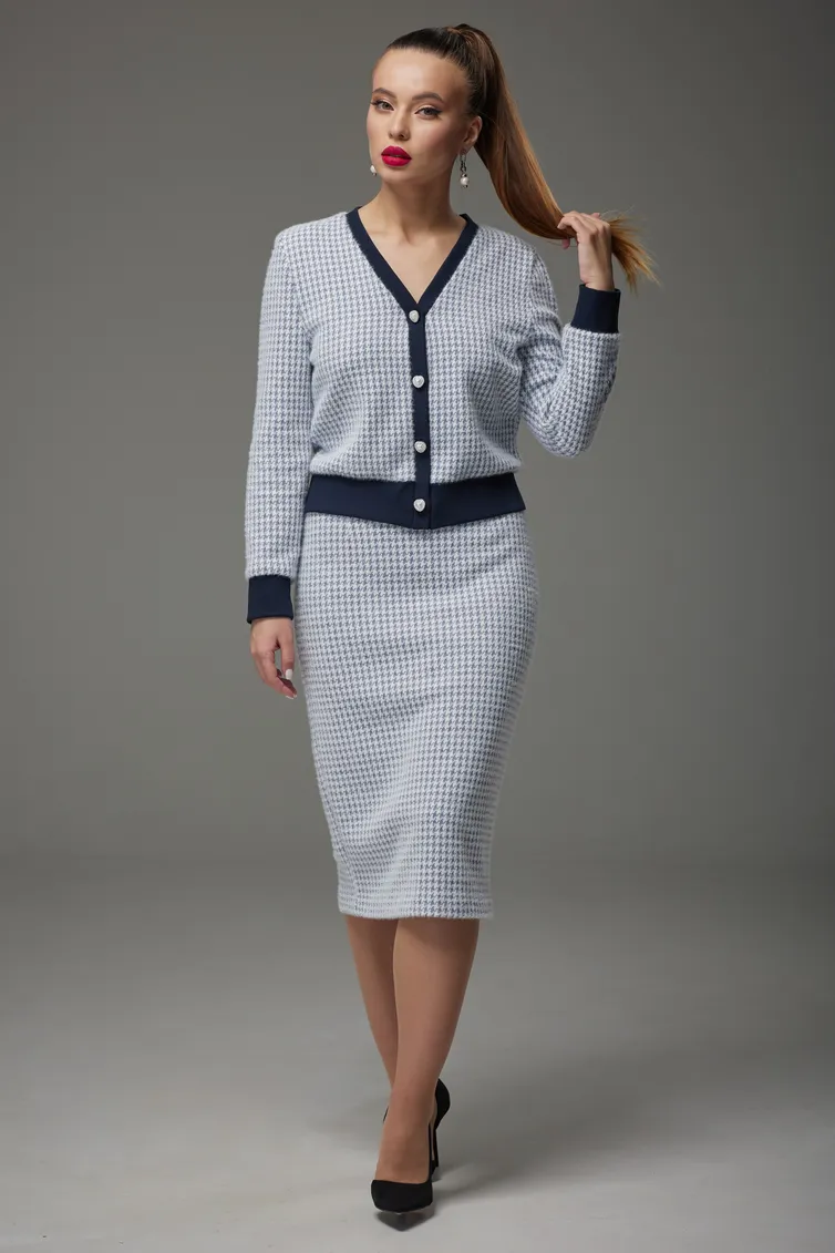 Костюм Galean Style арт. 903 голубой гус.лапка