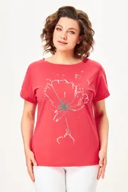 Футболка Rumoda арт. 2063 (короткий рукав) коралловый