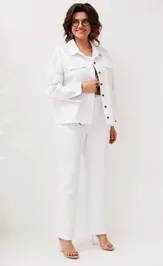 Trousers Anelli Laurel 1815.1 kokosovyj saxar