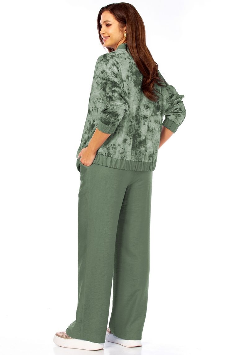 Комплект Milora арт. 1454 зеленый + абстракция