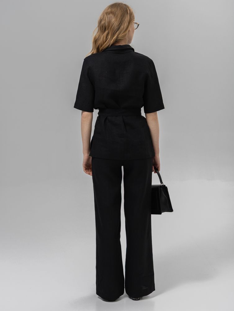 Блузка Romgil арт. РТ0150-ЛЕ4 черный