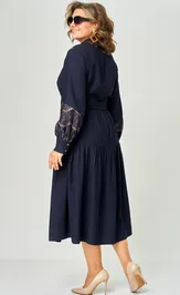 Sukienka EVA GRANT 7332 sinij