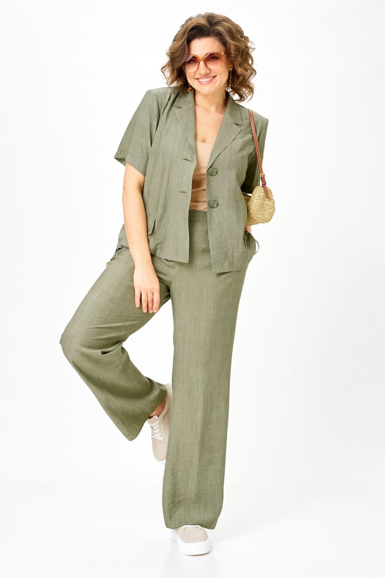 Suit Vilena-fashion #1170 xaki